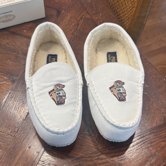 Polo Ralph Lauren Other - Polo by Ralph Lauren White Kids Shoes with Bear Design